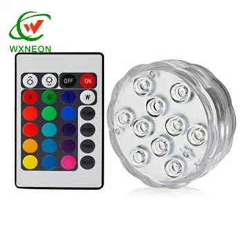 Battery Powered Submersible LED Fountain Lights with 10 LEDs