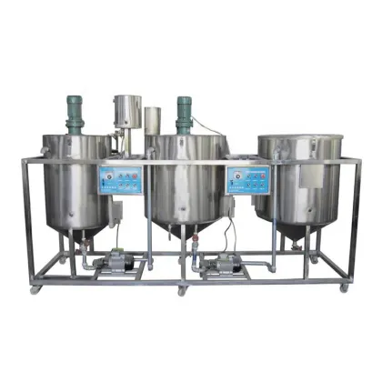 Commercial Oil Refining Equipment for Soybean, Sesame, and Peanut Oils