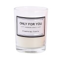 Candlestick marble scented candle jar