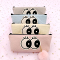 Hotsale custom big eyes pompon cute pencil case