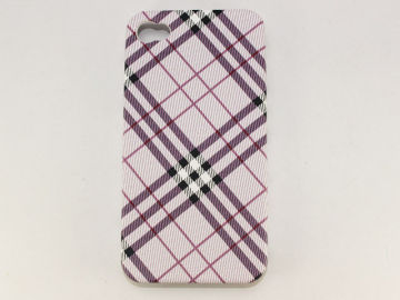 New Arrial Checked Colorful Pc Cases Covers For Iphone4 / 4s