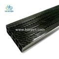 Abrasion resistant high quality carbon fibre square tube