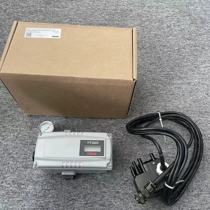 Rotork YT-3300 Smart Positioner: Advanced Torque Motor Technology in an Aluminum Housing with HART Communication and Pneumatic Valve Control