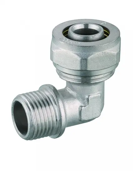 Brass Male Elbow Compression Fitting
