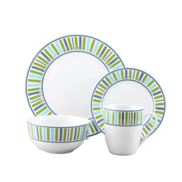 Decal porcelain Dinner Set Color Ceramics Dinnerware Set