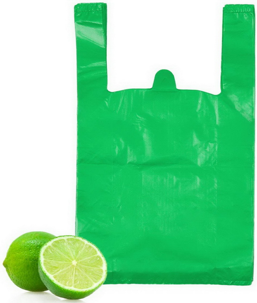 Vest Style Plastic Carrier Shopping Bags