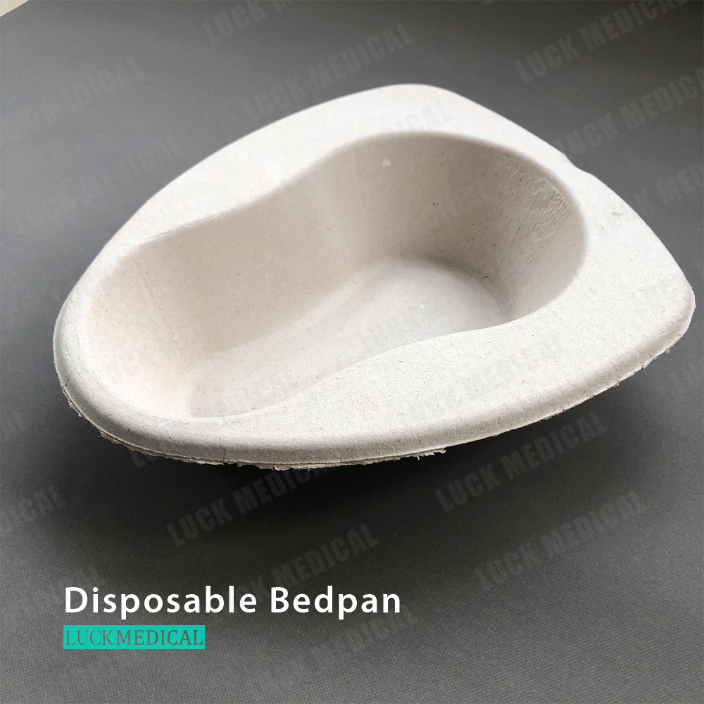 Molde de pulpa desechable sartén de cama urinal