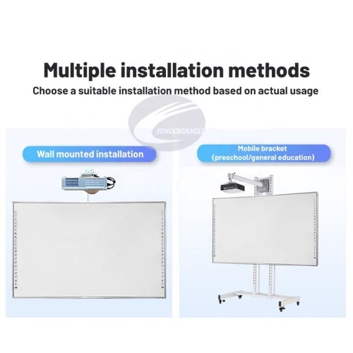 82 inch finger touch IR touch interactive whiteboard