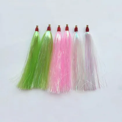 Wholesale Bucktail Rigs: Mylar Slider Flash Teasers