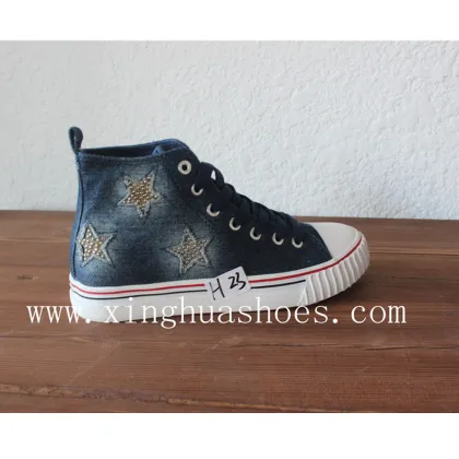 High Top Canvas Shoes Flat Shoes