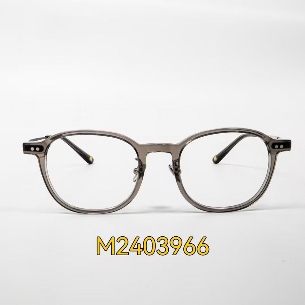 Dark Grey Mens Womens Transparent Glasses Frames