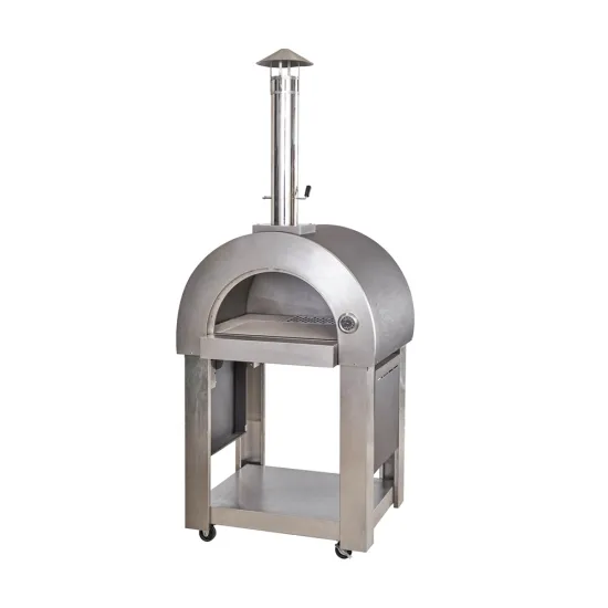 Large Outdoor Metal Frame Mobile Wood Fired Pizza Oven