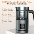 electric milk frother steamer hand milk frother