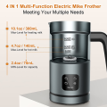 electric handheld milk frother steamer espumador