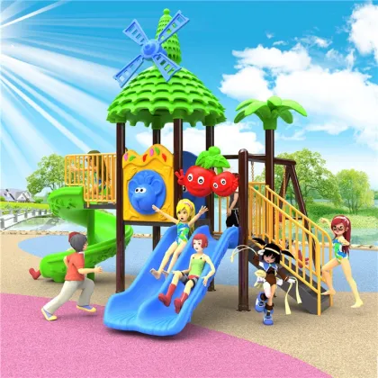 Affordable Outdoor Slide Equipment and Plastic Playground Structures for Kids
