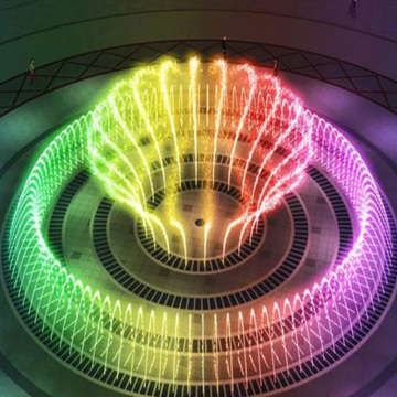 Fonte circular externa para paisagens de jardins domésticos