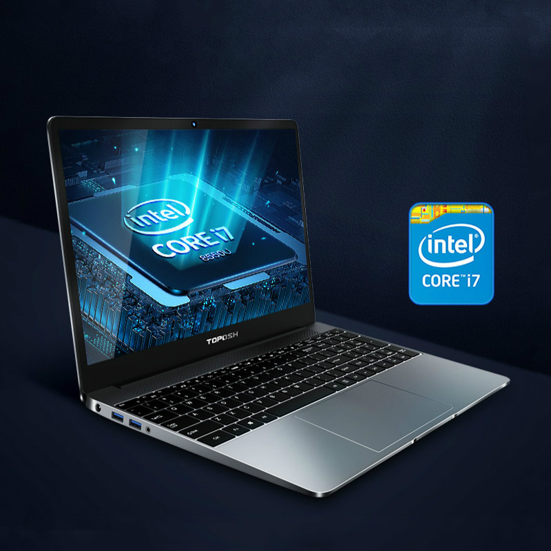15.6 Inch 8G RAM i7-8550U Metal Laptop SSD Netbook Business Office Portable PC Computer 8th Generation i7 CPU Gaming Notebook
