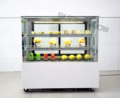 Supermarket Display Corolla Sweet Cake Showcase