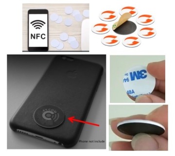 125/Khz / 13.56Mhz RFID sticker nfc epoxy tag for phone