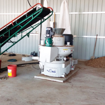 Wood pellet production line