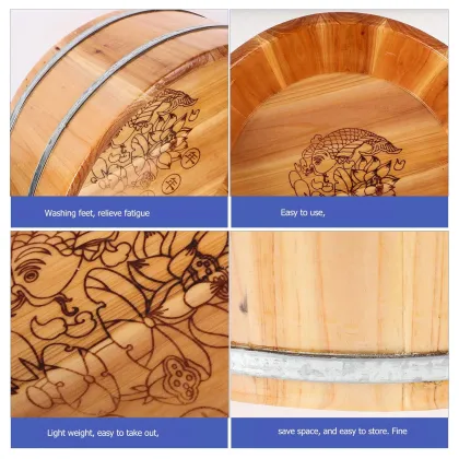 Reusable Wooden Foot Soaking Bucket