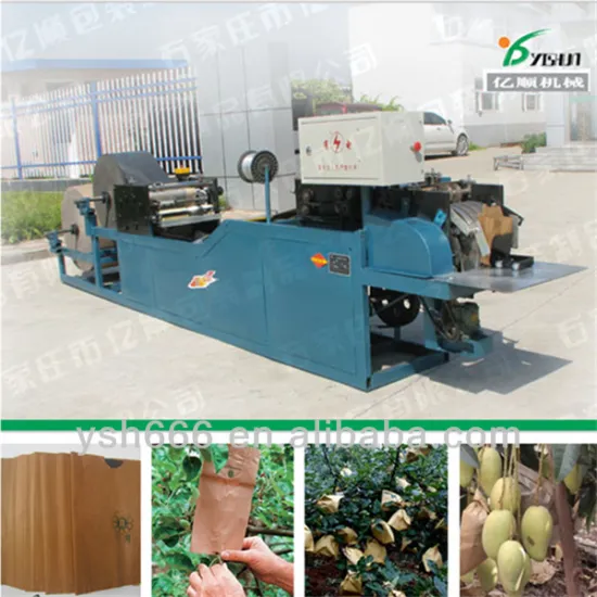 Fruit wrapping paper bag making machine factory