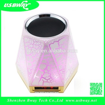 Portable Wireless Bluetooth Speaker Colorful LED lights Support TF card indoor Speaker