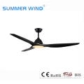 Mute Quiet Remote Control Black Led Ceiling Fan