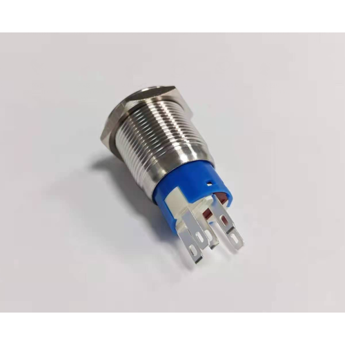 Interrupteur à bouton métallique marche / arrêt de 19 mm