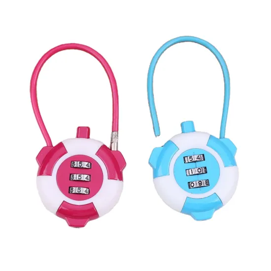 High-Quality Alarm Clock-Shaped Retractable Cable Locks for Promotional Distribution