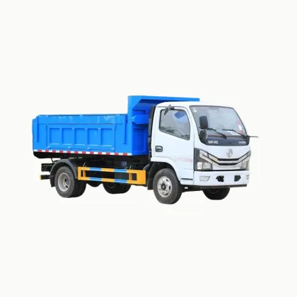 Dongfeng 5cbm Construction Trash Dump Garbage Truck