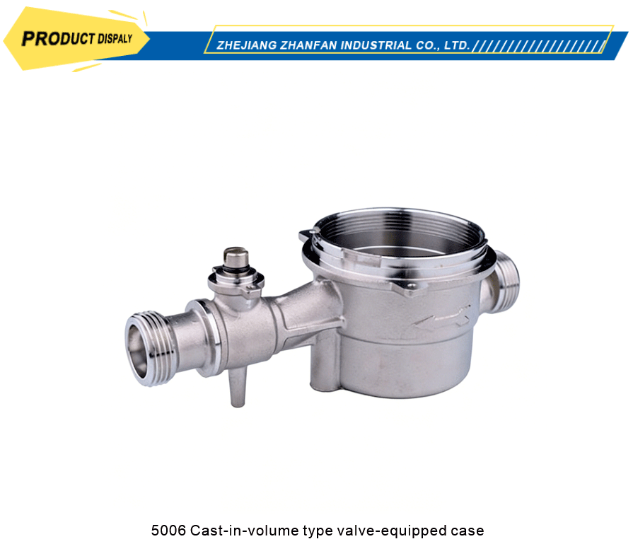 Water meter housings molded volume