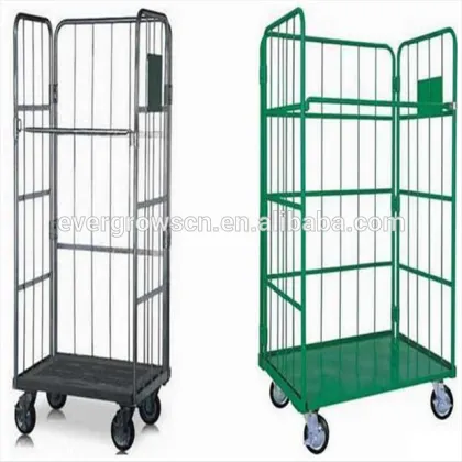Stainless Roll Cart Special Type Roll Cage Logistic Cart