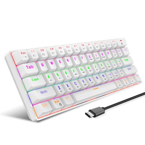 Gaming Mini Keyboard RGB Wireless 2.4G Mechanical Gaming Keyboard Factory