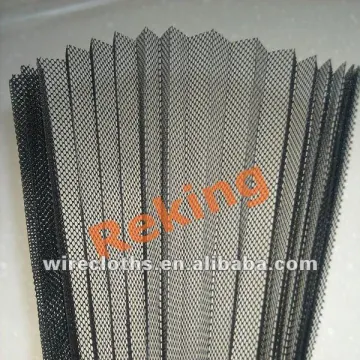 4 angle Plisse insect mesh netting screen