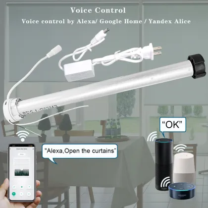 Lifelibero Tuya Smart Curtains WiFi Roller Shade Motor