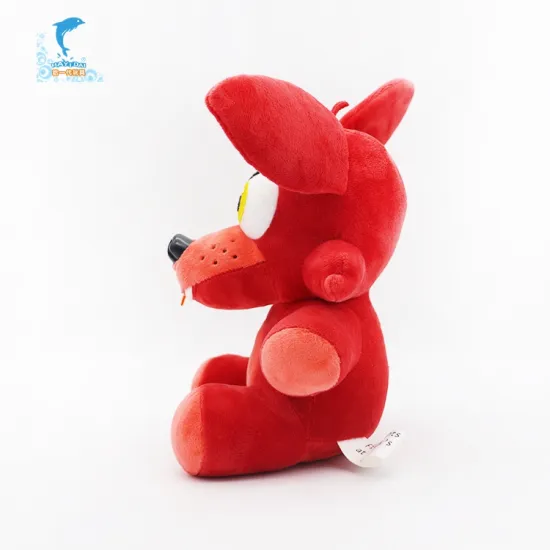 Custom Shape Red Realistic Fox Plush With Wechat Interactive Multifunction Customization