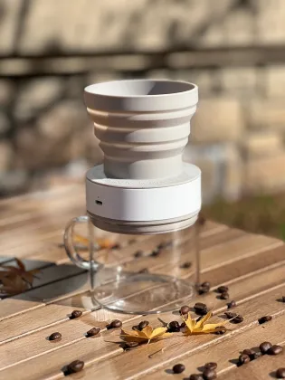 Electric Glass Pour Over Coffee Makers: Hot Coffee and Cold Brew at Home