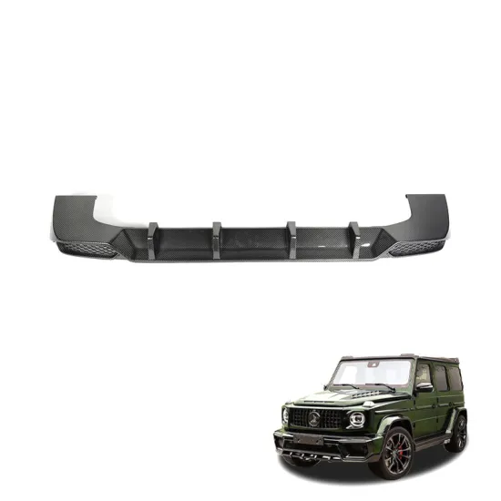 TC Style Dry Carbon Fiber Rear Bumper Lip and Diffuser for Mercedes-Benz G-Class W464