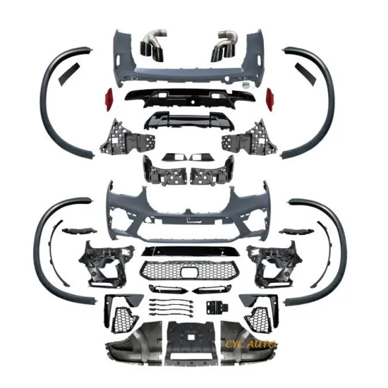 Full Body Kit for BMW G05/F95 X5/X5M: Front, Rear Bumper, and Side Skirts Facelift