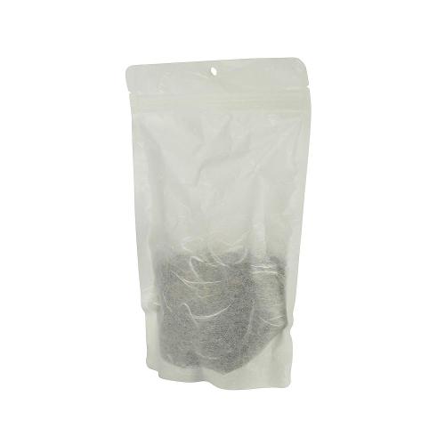 Sac de nourriture de riz biodégradable transparent ziplock