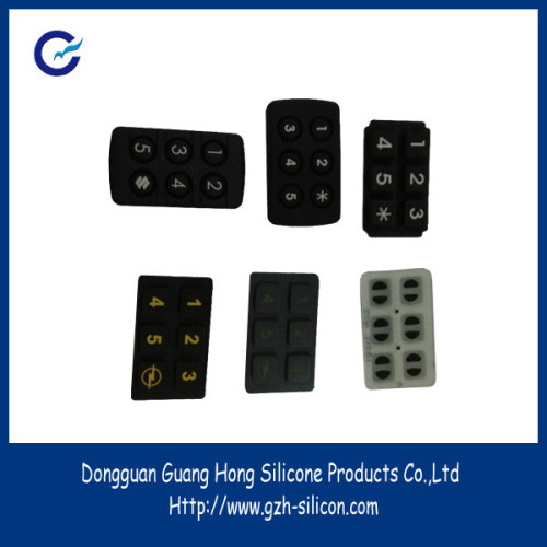 Factory customized plastic cover silicone push button