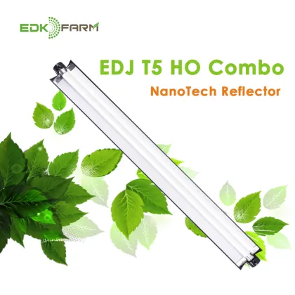 2 ft 1 T5-HO Fluorescent Grow Light - Full Spectrum 6500K