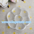 Custodia in plastica trasparente a forma di fiore