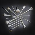 16 pcs Glitter Grip Large Makeup Brush Set