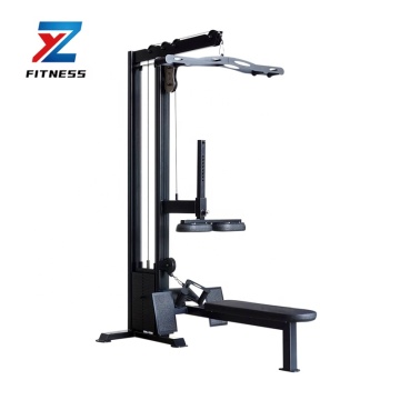 High-Quality Gym Equipment: ZYFIT Magneto Therapy Plate Loaded Lat Pulldown & Low Pulley