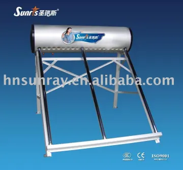compact non-pressurized solar heating system