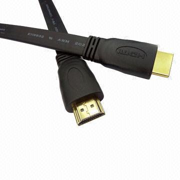 Flat HDMI® Cables A Type Assembly, Easy to Install