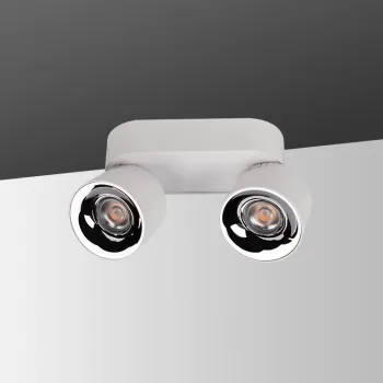 Double Head Adjustable Surface Mounted Spotlight Fixture