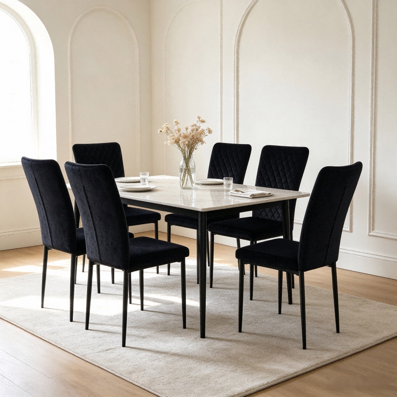 BR-24A10 BLK dining chair5